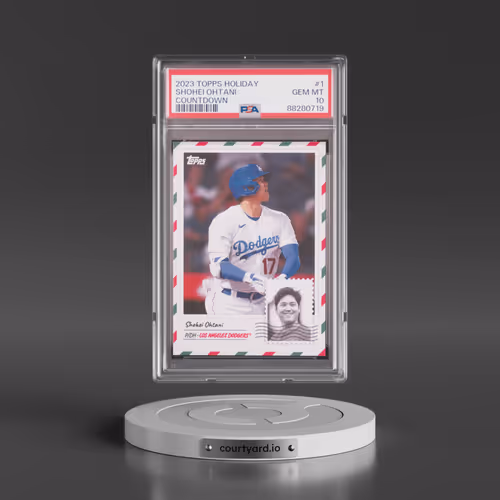 2023 Topps Holiday Countdown #1 Shohei Ohtani (PSA 10 GEM MINT)