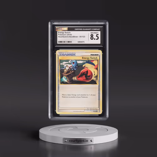 2010 HeartGold & SoulSilver #91/123 Energy Switch (CGC 8.5 NM-MT+)