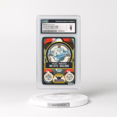 1998 Japanese Bandai Sealdass #75 Golone (Graveler) (CGC 9 MINT)