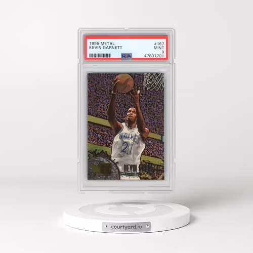 1995 Metal #167 Kevin Garnett (PSA 9 MINT)