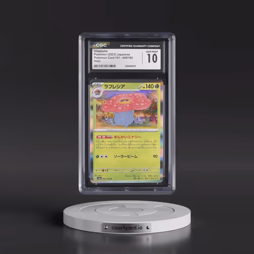 2023 Pokémon Card 151 #045/165 Vileplume - Holo (CGC 10 GEM MINT)