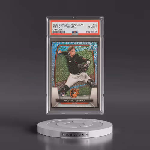2023 Bowman Mega Box Chrome #40 Adley Rutschman (PSA 10 GEM MINT)
