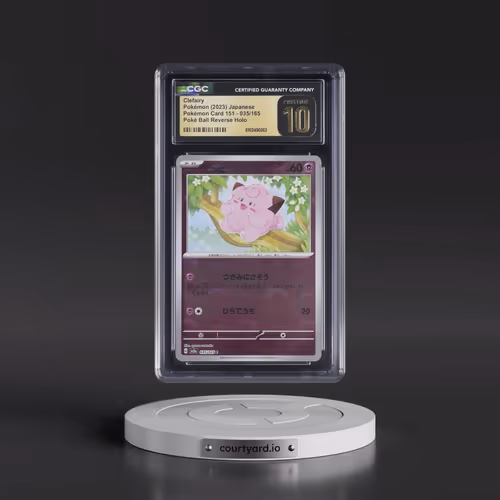 2023 Pokémon Card 151 #035/165 Clefairy - Reverse Holo Poké Ball (CGC 10 PRISTINE)