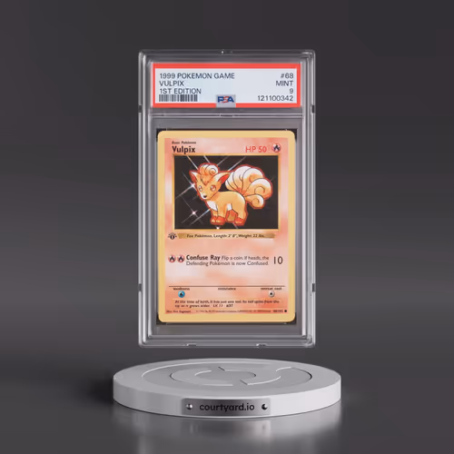 1999 Pokémon Game #68 Vulpix - 1st Edition (PSA 9 MINT)