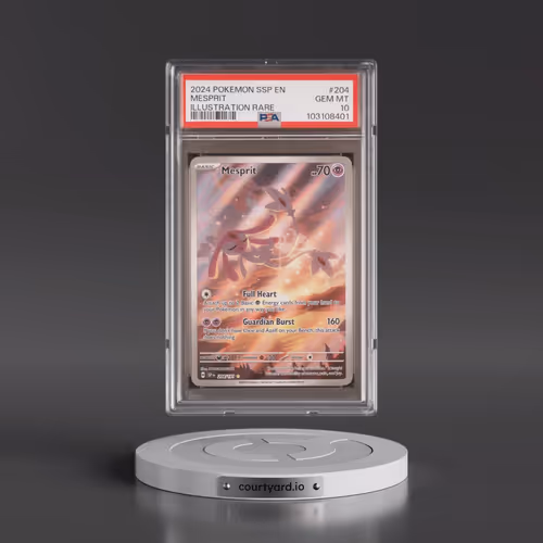 2024 Pokémon Ssp EN-Surging Sparks #204 Mesprit - Illustration Rare (PSA 10 GEM MINT)