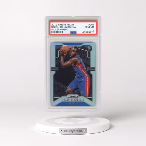 2019 Panini Prizm #261 Sekou Doumbouya - Silver Prizm (PSA 10 GEM MINT)