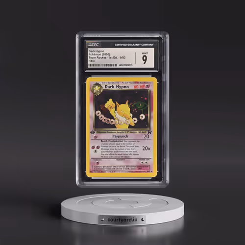 2000 Team Rocket #9/82 Dark Hypno - 1st Edition Holo (CGC 9 MINT)