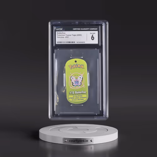 2000 Pokémon Trainer Tags (2000 Dairylea) - English #12 Butterfree (CGC 6 EX-NM)