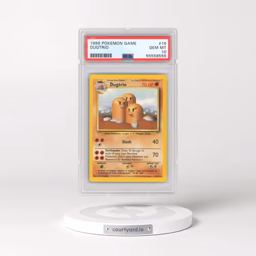 1999 Pokémon Game #19 Dugtrio (PSA 10 GEM MINT)