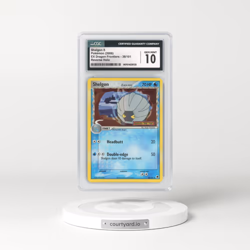 2006 EX Dragon Frontiers #38 Shelgon - Holo (CGC 10 GEM MINT)