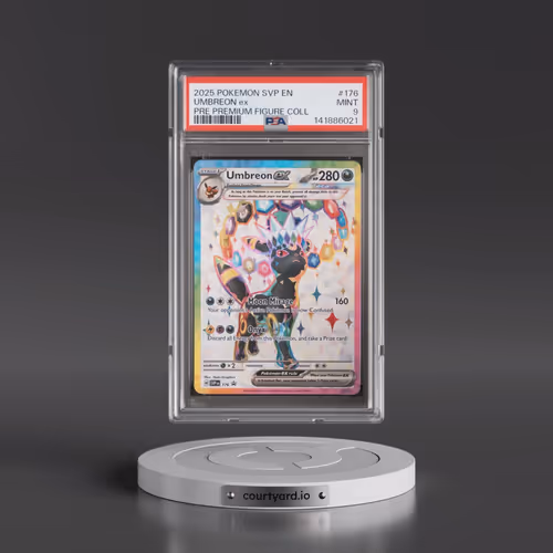2025 Pokémon Svp EN-SV Black Star Promo #176 Umbreon EX - Holo Prismatic Evolutions Premium Figure C