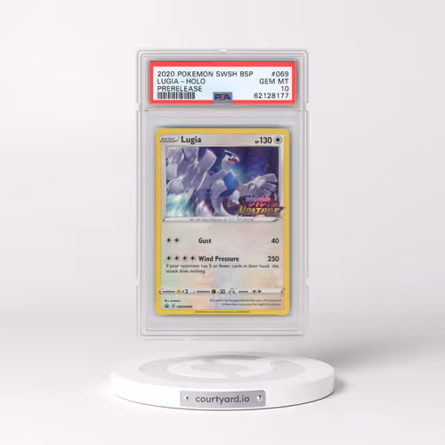 2020 Pokémon Swsh Black Star Promo #069 Lugia - Holo Prerelease (PSA 10 GEM MINT)