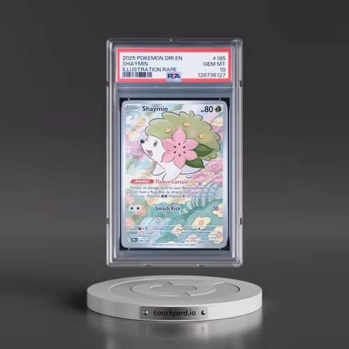 2025 Pokémon Dri EN-Destined Rivals #185 Shaymin - Illustration Rare (PSA 10 GEM MINT)