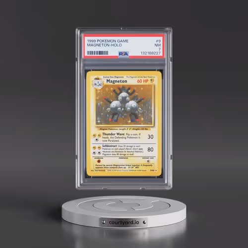 1999 Pokémon Game #9 Magneton - Holo (PSA 7 NM)