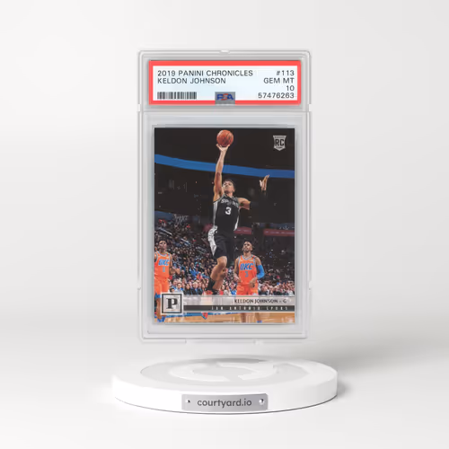 2019 Panini Chronicles #113 Keldon Johnson (PSA 10 GEM MINT)