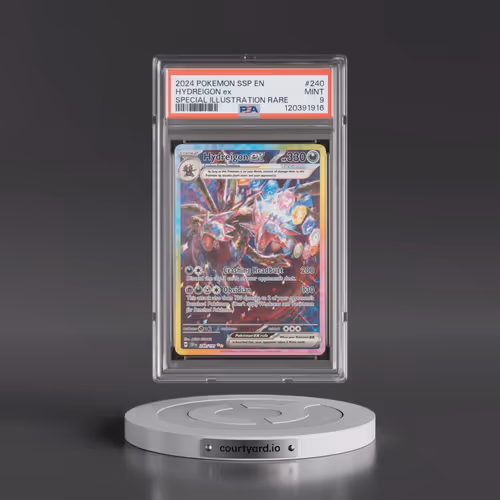 2024 Pokémon Ssp EN-Surging Sparks #240 Hydreigon EX - Holo Special Illustration Rare (PSA 9 MINT)