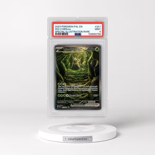 2023 Pokémon Pal EN-Paldea Evolved #257 WO-Chien EX - Holo Special Illustration Rare (PSA 9 MINT)