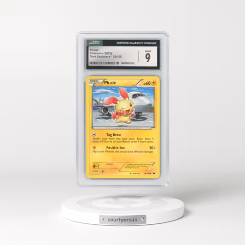 2012 Dark Explorers #39/108 Plusle (CGC 9 MINT)