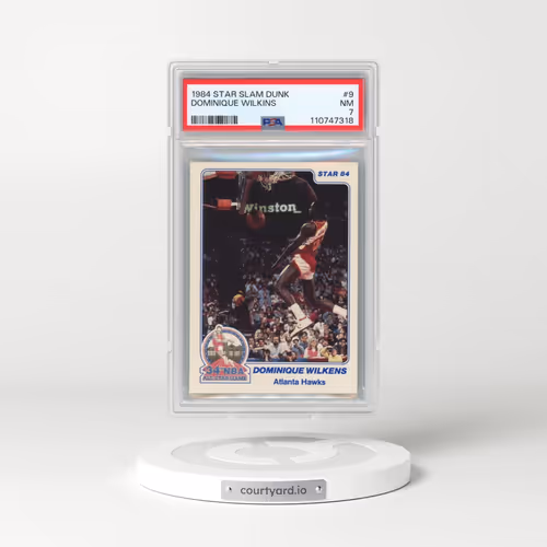 1984 Star Slam Dunk #9 Dominique Wilkins (PSA 7 NM)