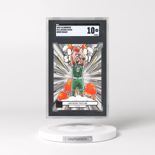 2023 Donruss #14 Jayson Tatum - Bomb Squad (SGC 10 GEM MINT)