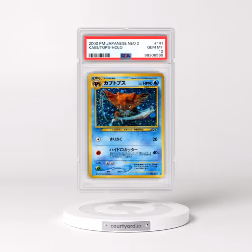 2000 Pokémon Neo 2 #141 Kabutops - Holo (PSA 10 GEM MINT)