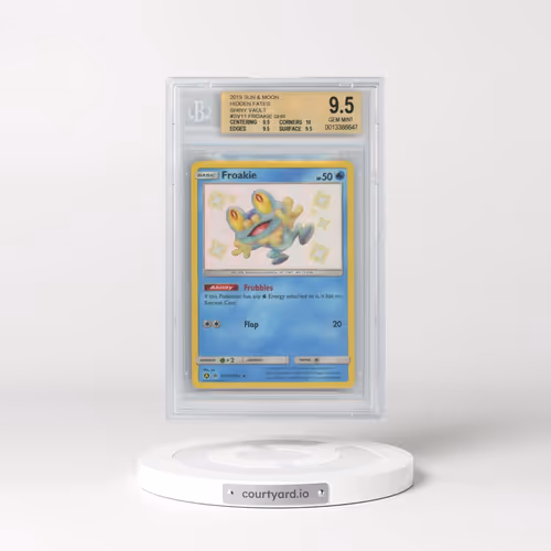 2019 Hidden Fates #SV11 Froakie - Shiny Vault Holo (BGS 9.5 GEM MINT)