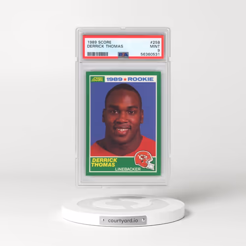 1989 Score #258 Derrick Thomas (PSA 9 MINT)