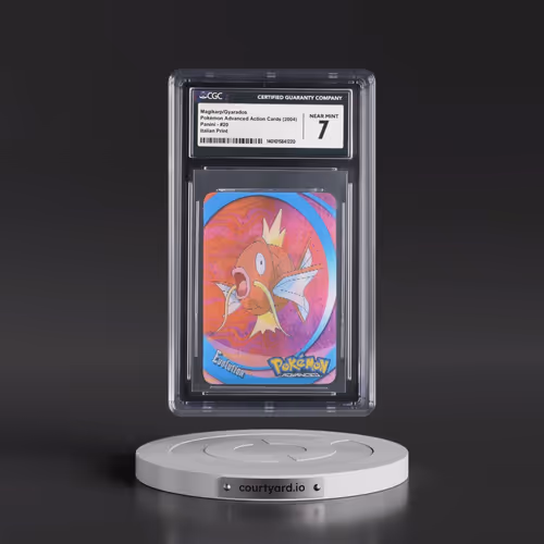 2004 Pokémon Advanced Action Cards (2004 Panini) - English #20 Magikarp/Gyarados - Italian Print (Pa