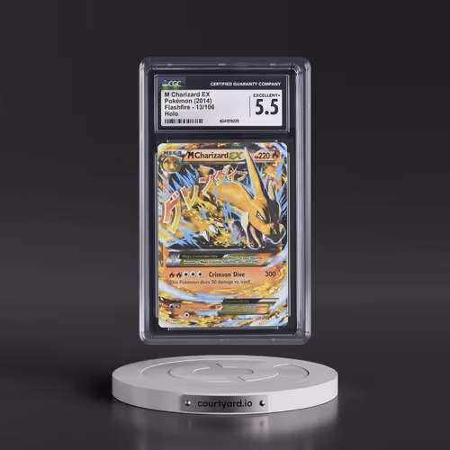 2014 Flashfire #13/106 M Charizard EX - Holo (CGC 5.5 EX+)