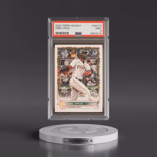2022 Topps Holiday #HW173 Oneil Cruz (PSA 9 MINT)