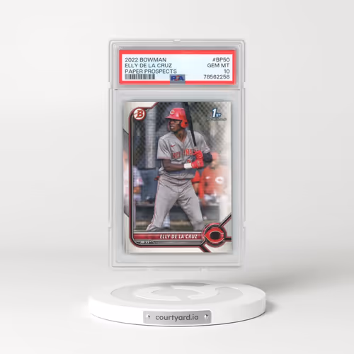 2022 Bowman Paper Prospects #BP50 Elly de La Cruz (PSA 10 GEM MINT)