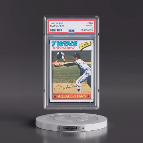 1977 Topps #120 Rod Carew (PSA 4 VG-EX)