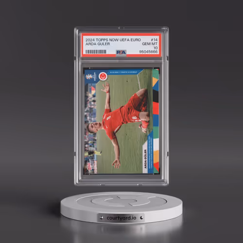 2024 Topps Now UEFA Euro #14 Arda Guler (PSA 10 GEM MINT)