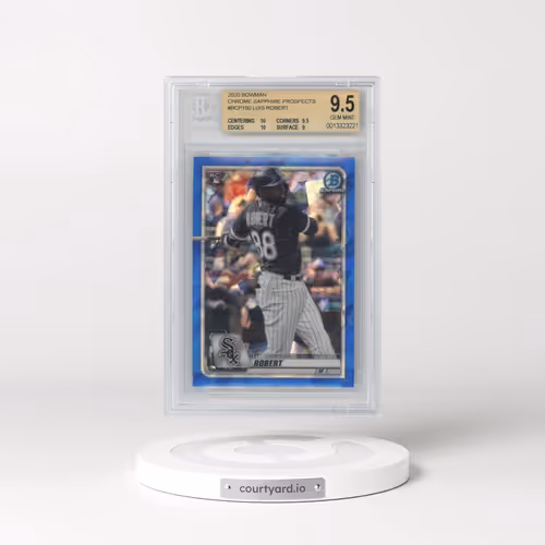 2020 Bowman Chrome Sapphire Edition #BCP150 Luis Robert (BGS 9.5 GEM MINT)