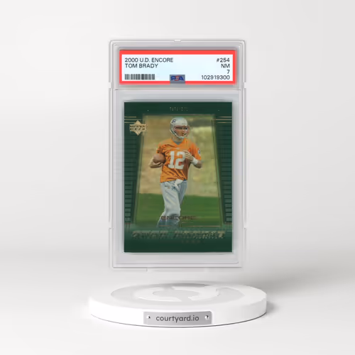 2000 Upper Deck Encore #254 Tom Brady (PSA 7 NM)