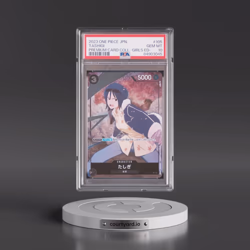 2023 One Piece Japanese Premium Card Collection -Girls Edition #105 Tashigi (PSA 10 GEM MINT)