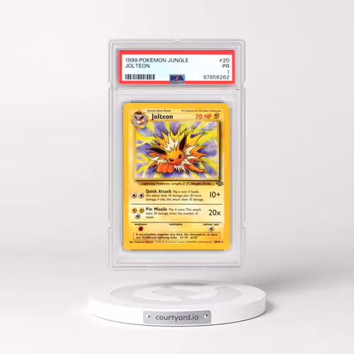 1999 Pokémon Jungle #20 Jolteon (PSA 1 PR)