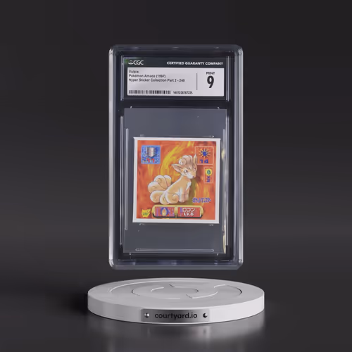 1997 Hyper Sticker Collection Part 2 (1997) #240 Vulpix (CGC 9 MINT)