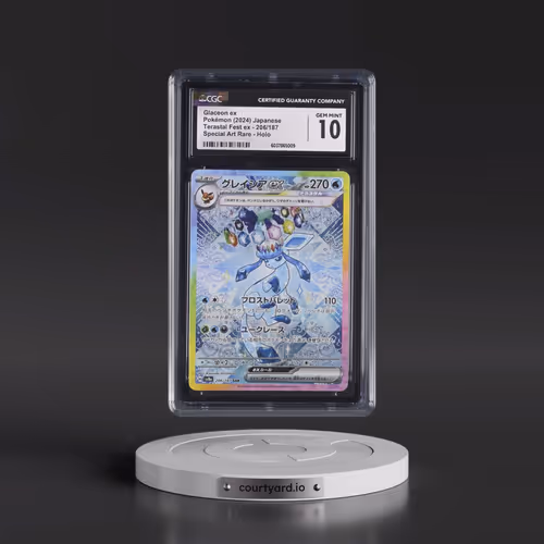 2024 High Class Pack: Terastal Fest ex - sv8a #206/187 Glaceon ex - Special Art Rare Holo (CGC 10 GE