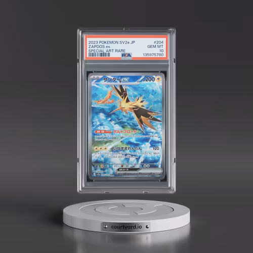 2023 Pokémon Sv2a-Pokemon 151 #204 Zapdos EX - Holo Special Art Rare (PSA 10 GEM MINT)