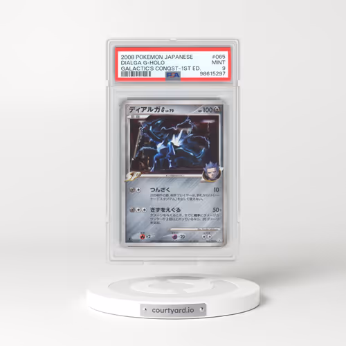 2008 Pokémon Galactic's Conquest #065 Dialga G - 1st Edition Holo (PSA 9 MINT)