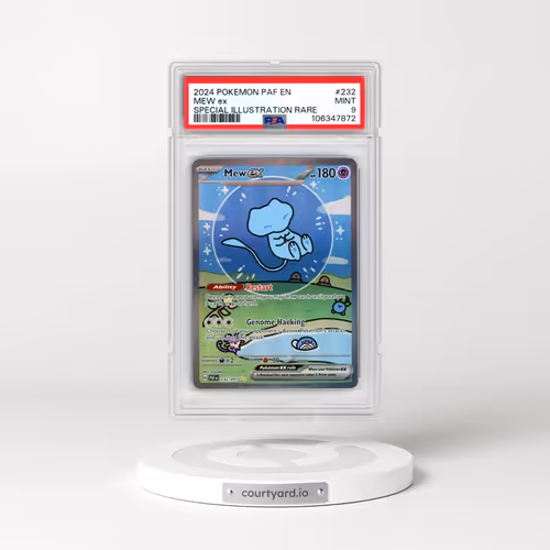 2024 Pokémon Paf EN-Paldean Fates #232 Mew EX - Holo Special Illustration Rare (PSA 9 MINT)
