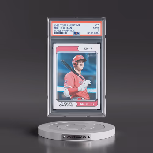 2023 Topps Heritage #20 Shohei Ohtani - Image Variation (PSA 9 MINT)