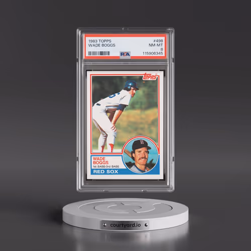 1983 Topps #498 Wade Boggs (PSA 8 NM-MT)