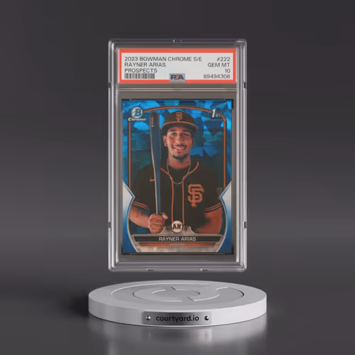 2023 Bowman Chrome Sapphire Edition Prospects #222 Rayner Arias (PSA 10 GEM MINT)