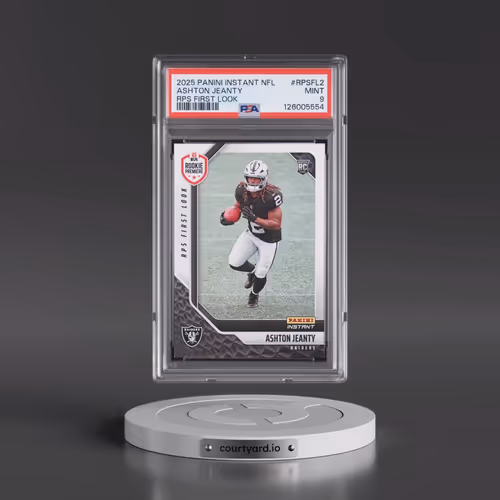 2025 Panini Instant NFL Rps First Look #RPSFL2 Ashton Jeanty (PSA 9 MINT)