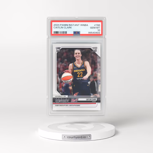 2024 Panini Instant WNBA #198 Caitlin Clark (PSA 10 GEM MINT)