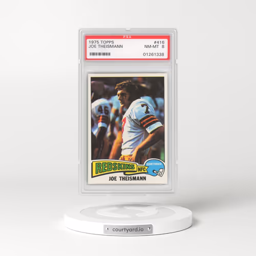 1975 Topps #416 Joe Theismann (PSA 8 NM-MT)