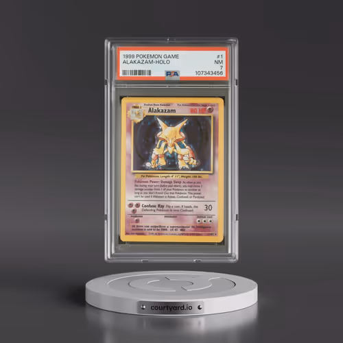1999 Pokémon Game #1 Alakazam - Holo (PSA 7 NM)