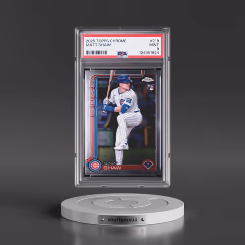 2025 Topps Chrome #219 Matt Shaw (PSA 9 MINT)